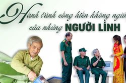 Hành trình cống hiến không ngừng của những người lính