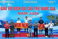 Lào Cai xếp thứ Ba toàn đoàn tại Giải Vô địch Đá cầu trẻ quốc gia năm 2026
