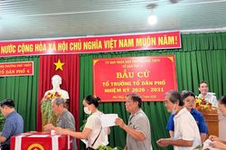 Cử tri L&acirc;m Đồng n&ocirc; nức đi bầu tổ trưởng d&acirc;n phố, trưởng th&ocirc;n nhiệm kỳ mới
