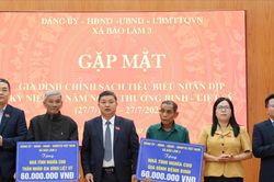 Bảo Lâm 3: Gặp mặt kỷ niệm 79 năm Ngày Thương binh - Liệt sĩ