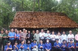 Ra mắt mô hình Nhà làm việc của cơ quan Tỉnh ủy Bình Thuận trong kháng chiến chống Mỹ