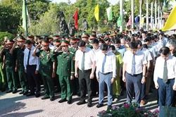 Truy điệu và an táng hài cốt liệt sĩ vừa được tìm thấy tại Ga Hương Thủy