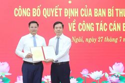 Thứ trưởng Bộ T&agrave;i ch&iacute;nh l&agrave;m Ph&oacute; B&iacute; thư Tỉnh ủy Quảng Ng&atilde;i