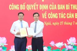 Thứ trưởng Bộ T&agrave;i ch&iacute;nh Nguyễn Đức T&acirc;m giữ chức Ph&oacute; B&iacute; thư Tỉnh ủy Quảng Ng&atilde;i