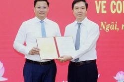 Thứ trưởng Bộ T&agrave;i ch&iacute;nh Nguyễn Đức T&acirc;m l&agrave;m Ph&oacute; b&iacute; thư Quảng Ng&atilde;i