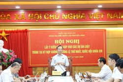 Đoàn ĐBQH tỉnh Bắc Ninh lấy ý kiến tham gia một số dự án luật trình Kỳ họp không thường lệ thứ Nhất