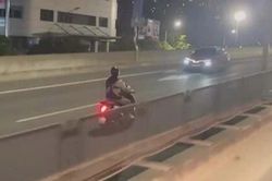 Đi xe máy ngược chiều tại Vành đai 3 trên cao gây tai nạn