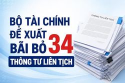 Bộ Tài chính đề xuất bãi bỏ 34 thông tư liên tịch