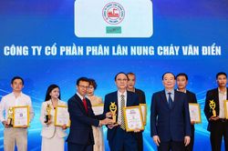 Phân lân nung chảy Văn Điển khẳng định vị thế Top 10 thương hiệu hàng đầu châu Á - Thái Bình Dương 2026