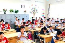 Hơn 633.000 học sinh Hà Nội được hỗ trợ bữa ăn bán trú