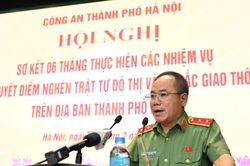 Giám đốc CATP Hà Nội: Phản ứng nhanh với mạng xã hội trước những thông tin về trật tự đô thị