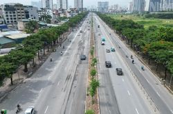 [Ảnh] Cận cảnh mặt đường Võ Chí Công sau quá trình cải tạo kênh Thụy Phương