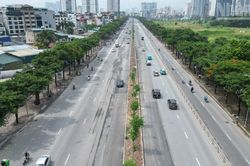 [Ảnh] Cận cảnh mặt đường Võ Chí Công sau quá trình cải tạo kênh Thụy Phương