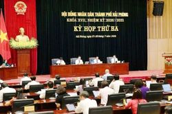 Hội đồng nhân dân thành phố Hải Phòng thông qua 24 nghị quyết