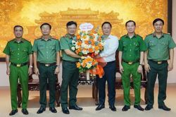 Chủ tịch UBND TP Huế biểu dương thành tích của lực lượng Công an thành phố