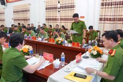 Bộ Tư lệnh Cảnh sát cơ động kiểm tra công tác tại Công an TP Huế