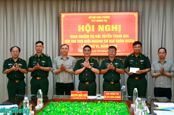 Giao nhiệm vụ cho Đội tuyển tham gia Hội thi Thợ giỏi ngành Cơ khí toàn quân lần thứ VI
