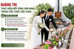 Quảng Trị khuyến khích cô dâu, chú rể dâng hoa tại nghĩa trang liệt sĩ, làm từ thiện trong ngày cưới
