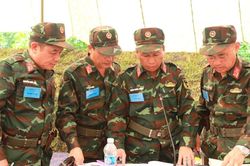 Sư đoàn 304 diễn tập thực hành chiến đấu, bắn đạn thật