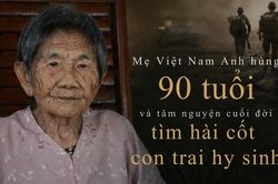 Mẹ Việt Nam Anh hùng mất chồng, con trai: 'Người còn ảnh thì chưa thấy mộ, người có mộ lại không còn ảnh'