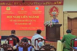VKSND khu vực 8, TP Hải Ph&ograve;ng chủ tr&igrave; hội nghị li&ecirc;n ng&agrave;nh th&aacute;o gỡ vướng mắc c&aacute;c vụ &aacute;n tạm đ&igrave;nh chỉ