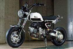 Monkey 125 'lột xác' với gắp đơn và khung nhôm CNC, đẹp như một tác phẩm cơ khí