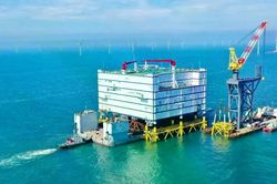Siêu công trình 42.000 tấn ngoài khơi của Trung Quốc có thể truyền tải 6 tỷ kWh điện sạch mỗi năm
