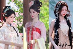 Tạo hình của Cúc Tịnh Y, Ngu Thư Hân và Vương Sở Nhiên trong phim mới