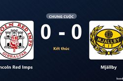 Lincoln Red Imps v&agrave; Mj&auml;llby bất ph&acirc;n thắng bại tại Victoria Stadium