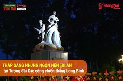 [Chuỗi video] Th&aacute;ng Bảy tri &acirc;n: Thắp s&aacute;ng những ngọn nến tri &acirc;n tại Tượng đ&agrave;i Đặc c&ocirc;ng chiến thắng Long B&igrave;nh