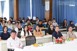 Gần 100 giảng vi&ecirc;n, sinh vi&ecirc;n Trường Đại học Th&aacute;i B&igrave;nh Dương được tư vấn về bệnh Thalassemia