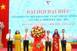 Đại hội đại biểu Li&ecirc;n hiệp c&aacute;c Hội Khoa học v&agrave; Kỹ thuật tỉnh L&agrave;o Cai lần thứ I th&agrave;nh c&ocirc;ng tốt đẹp