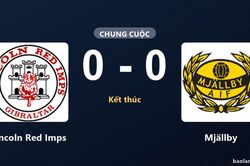Lincoln Red Imps v&agrave; Mj&auml;llby bất ph&acirc;n thắng bại tại Victoria Stadium