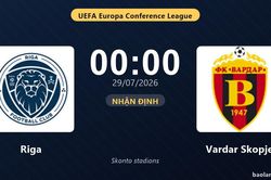 Nhận định Riga vs Vardar Skopje: đội h&igrave;nh dự kiến