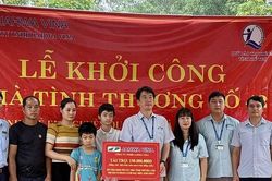 Trao mái ấm cho trẻ em có hoàn cảnh khó khăn
