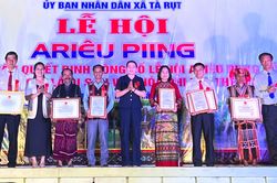 Xã Tà Rụt tổ chức Lễ hội ARiêu Piing của người Pa Kô