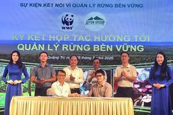 Th&uacute;c đẩy hợp t&aacute;c quản l&yacute; rừng bền vững tại khu vực Trung Trường Sơn