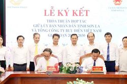 Ký kết thỏa thuận hợp tác giữa UBND tỉnh Sơn La với Tổng Công ty Bưu điện Việt Nam giai đoạn 2026-2030