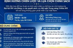 Hội thảo quốc tế bàn định hướng mở rộng không gian phát triển Việt Nam trong kỷ nguyên mới