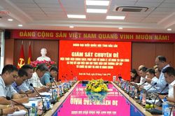 Đoàn ĐBQH tỉnh Đắk Lắk giám sát việc quản lý, sử dụng tài sản công sau sáp nhập tại phường Buôn Ma Thuột