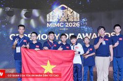 8 học sinh Trường Ngôi Sao Hoàng Mai có thành tích ấn tượng tại MIMC 2026