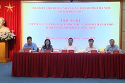 Tổ đại biểu số 7 HĐND th&agrave;nh phố tiếp x&uacute;c cử tri sau Kỳ họp thứ 5