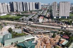 Điều chỉnh giao thông nút giao Vành đai 3,5 với Đại lộ Thăng Long