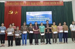 Trung ương Hội Liên hiệp Phụ nữ Việt Nam kiểm tra công tác Hội và phong trào phụ nữ tại xã Nam Tuấn