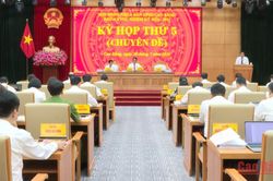 Kỳ họp thứ 5 (chuy&ecirc;n đề) HĐND tỉnh th&ocirc;ng qua nhiều nội dung quan trọng