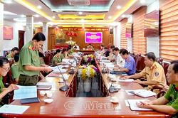 C&ocirc;ng an tỉnh C&agrave; Mau lấy &yacute; kiến g&oacute;p &yacute; c&aacute;c dự &aacute;n luật, nghị quyết do Bộ C&ocirc;ng an chủ tr&igrave; soạn thảo