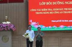 C&ocirc;ng an TPHCM khai giảng lớp bồi dưỡng c&ocirc;ng t&aacute;c Kiểm tra, gi&aacute;m s&aacute;t, kỷ luật Đảng