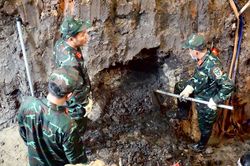 T&igrave;m thấy th&ecirc;m 19 h&agrave;i cốt liệt sĩ tại C&ocirc;ng vi&ecirc;n L&ecirc; Thị Ri&ecirc;ng