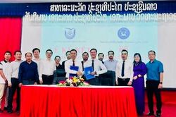 Trường Đại học Thủ đ&ocirc; H&agrave; Nội mở rộng hợp t&aacute;c gi&aacute;o dục với bộ, đơn vị của L&agrave;o