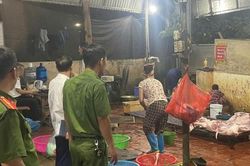 Ph&aacute;t hiện 2 cơ sở tại x&atilde; Y&ecirc;n L&atilde;ng c&oacute; hoạt động giết mổ lợn tr&aacute;i quy định